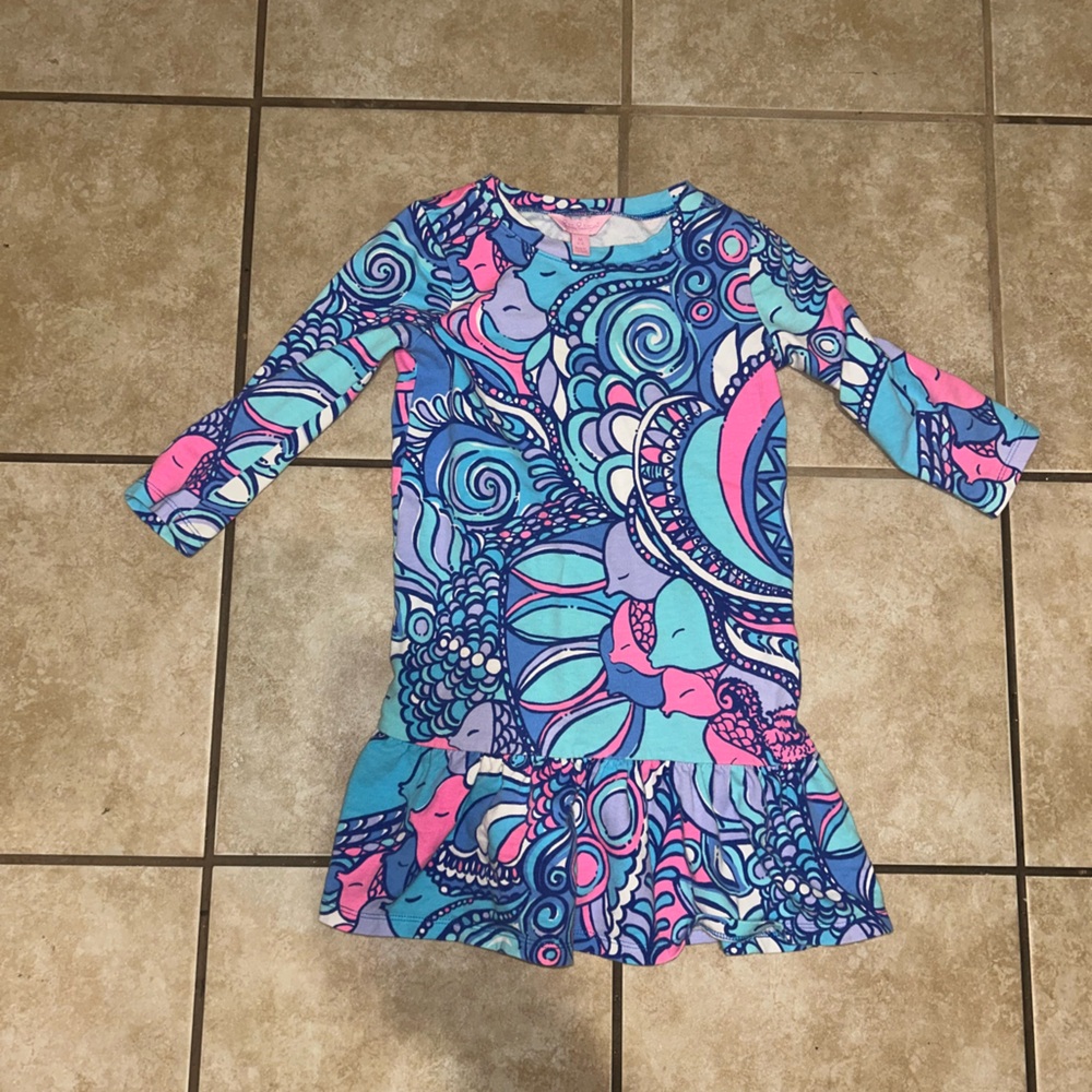 Lilly Pulitzer Alida dress in the "Sea Jewels" print size medium
